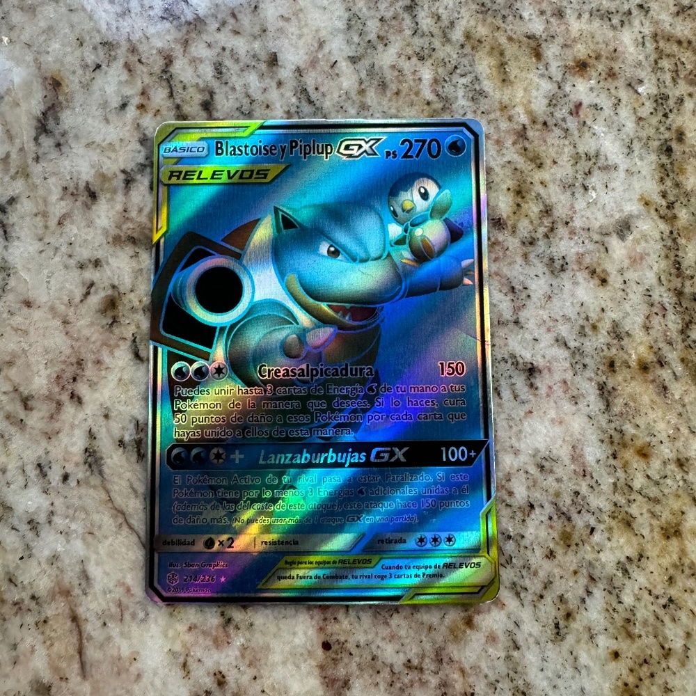 Blastoisey Piplup GX